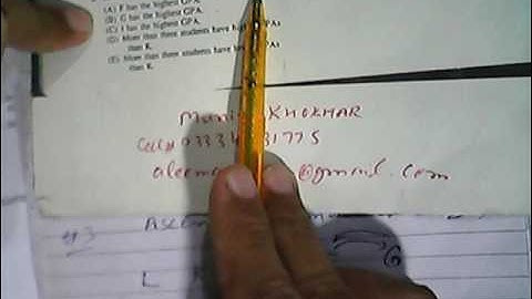 Analytical Reasoning Analytical Ability Example #4 Practice Questions Solved