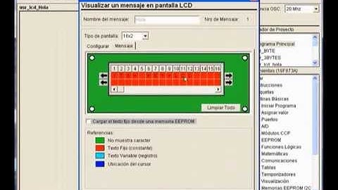 NIPLE: Lectura de un teclado y un microcontrolador con LCD