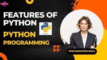 Features Of Python Programming|#pythonprogramming #coding #pythonfeatures #pythontutorial