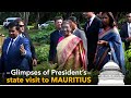 Glimpses of president droupadi murmus state visit to mauritius