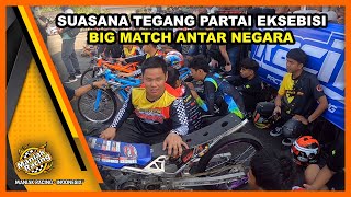 SEPERTI INI WAITING ZONE PARTAI EKSEBISI ANTAR NEGARA - SEMUA TEGANG !!!!