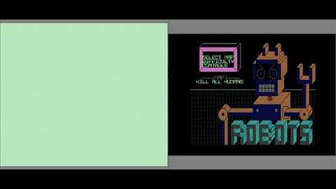 Commodore 128 Game Work In Progress
