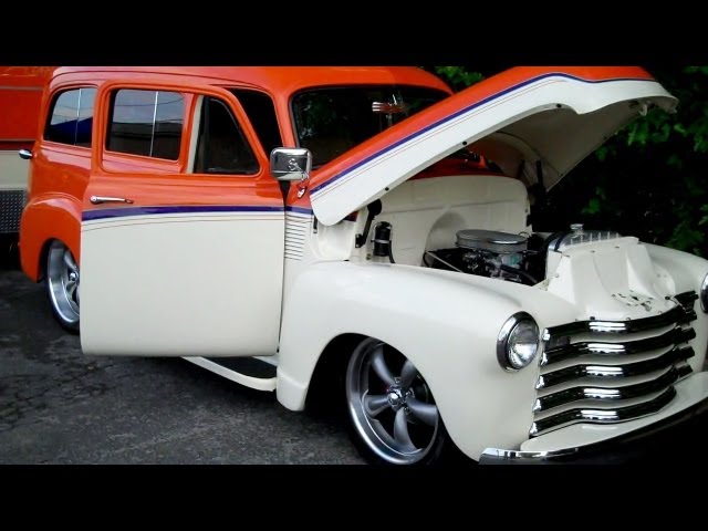 A Street Sweeping 1948 Chevy Suburban