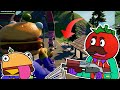 PRIMAL BOWS at MISTY MEADOWS! | Tomato & Burger Play Fortnite (The Squad)