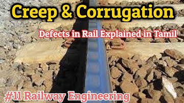 Creep and Corrugation in Rails | Defects in Rails in Tamil