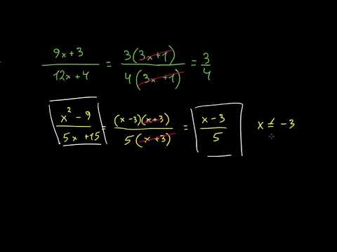 რას ნიშნავს რაციონალური გამოსახულების გამარტივება