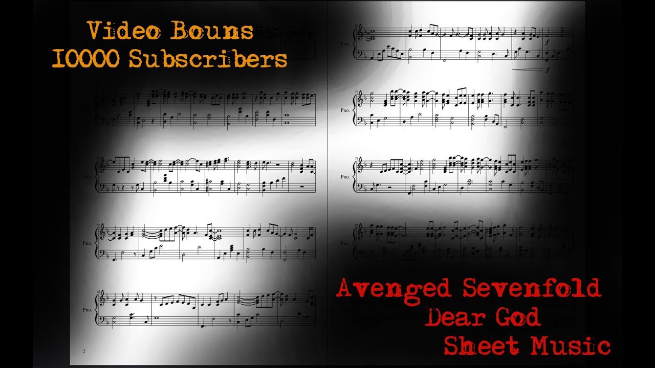 Video Bonus 10000 Subscribers Avenged Sevenfold Dear God Video Bonus 10000 Subscribers Avenged Sevenfold Dear God