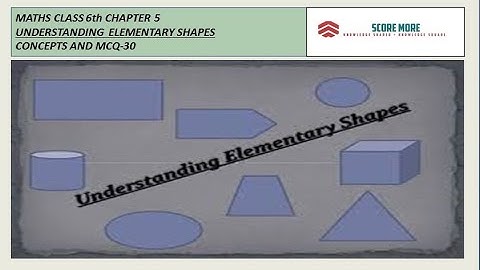 MATHS CHAPTER 5 UNDERSTANDING ELEMENTARY SHAPES CLASS 6TH CONCEPTS AND MCQ 30