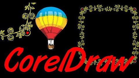 Corel Draw Tips & Tricks Frame made from Flower Vines