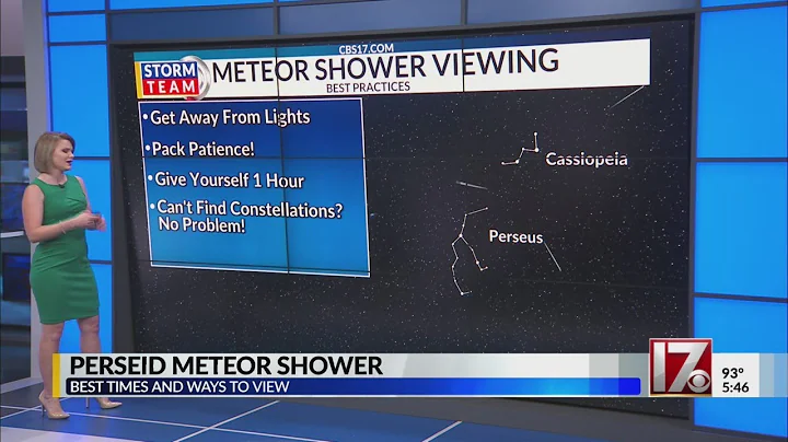 Perseid meteor shower reaching its peak this week