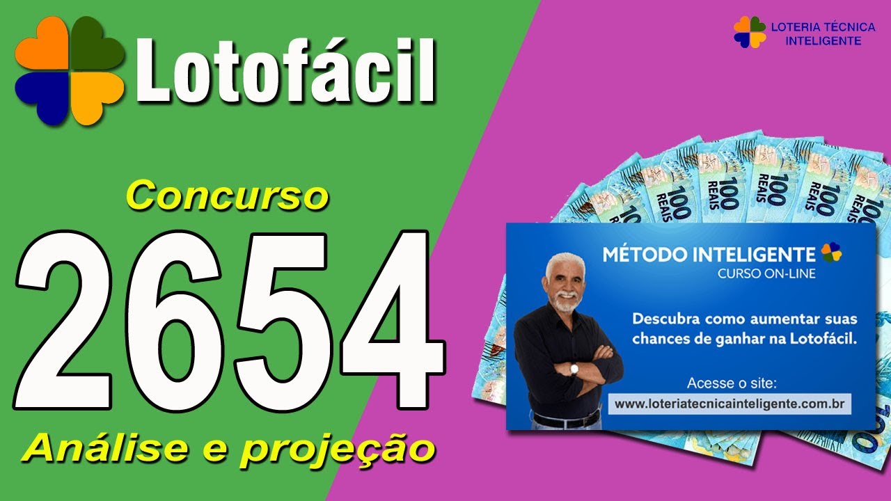 ANÁLISE E PROJEÇÃO PARA O CONCURSO 2654 DA LOTOFÁCIL