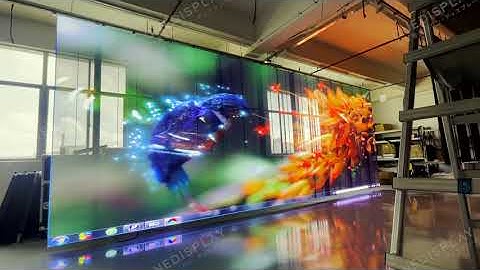 OneDisplay P3.47-3.47 Transparent Led Screen ready ship to France!
