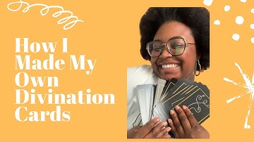 How I Made My Own Affirmation Deck//Finding A Tarot Card Manufacturer