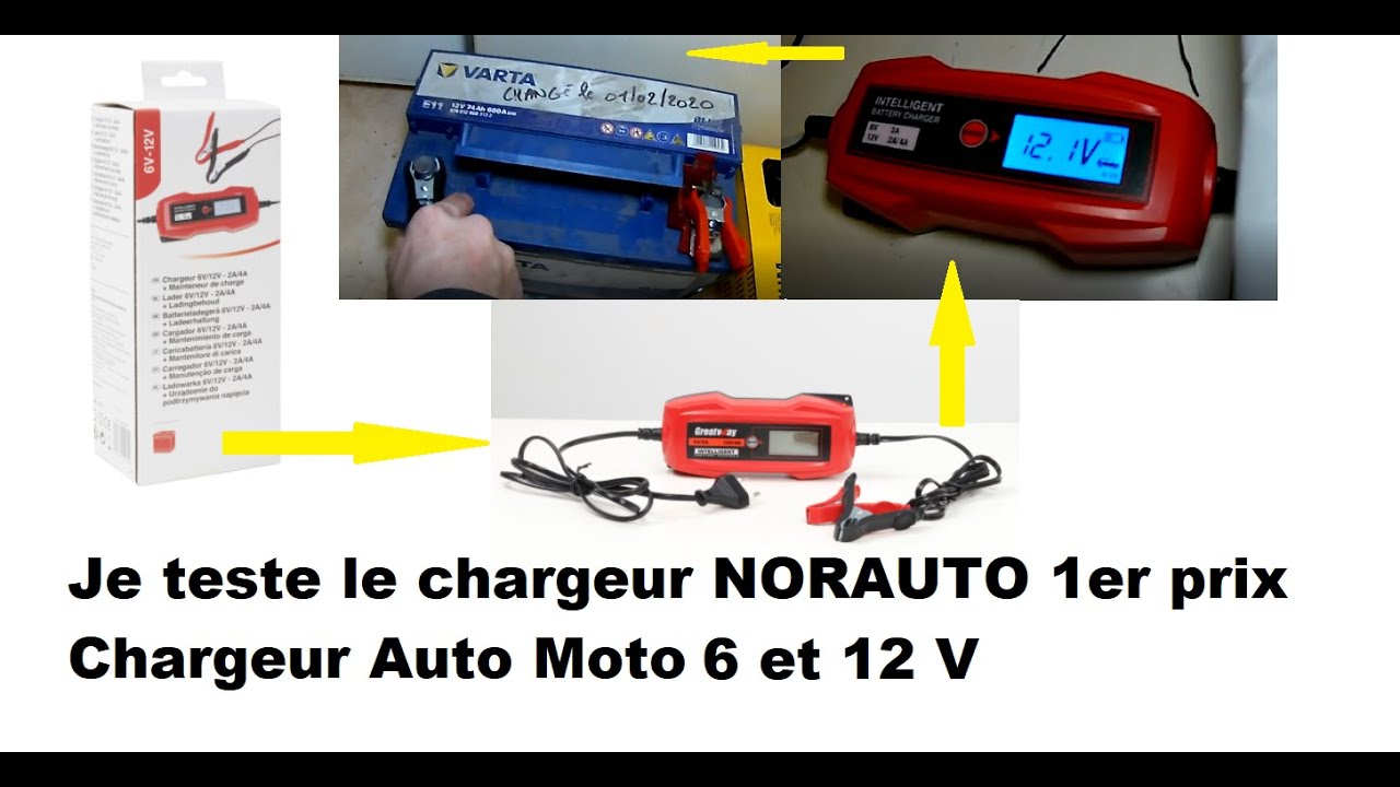 Testeur de batterie et alternateur LED NORAUTO - Norauto