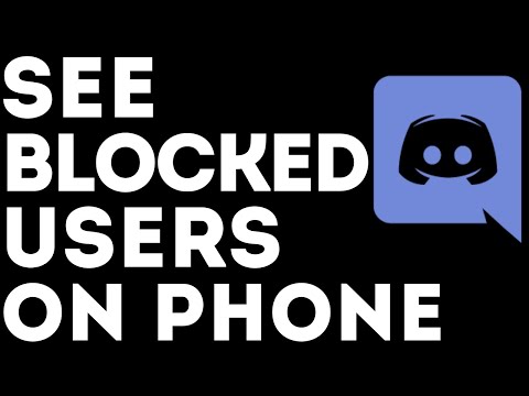 How To See Blocked User List On Discord Mobile - 2021 hqdefault