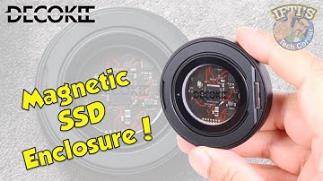 Decokee Magnetic SSD Enclosure : The Tiny Magnetic SSD Enclosure with RGB Lighting! : REVIEW