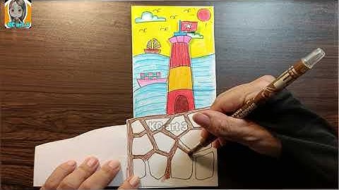 Sản phẩm mĩ thuật với các lớp cảnh mĩ thuật lớp 4 | vẽ tranh phong cảnh | KCart3