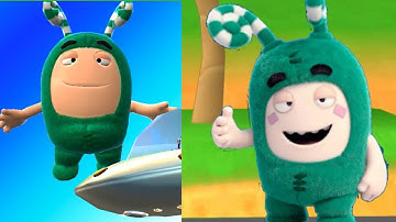 Oddbods Turbo Run - Android Gameplay - Zee vs All Characters Unlocked  (Android,iOS)