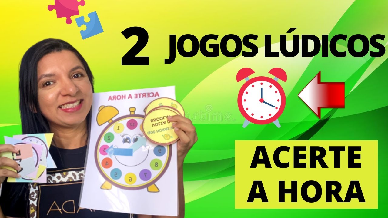 JOGO EDUCATIVO ATIVIDADE DIVERTIDA APRENDENDO AS HORAS - MEDIDAS