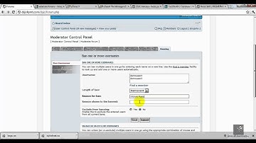 forums video moderator