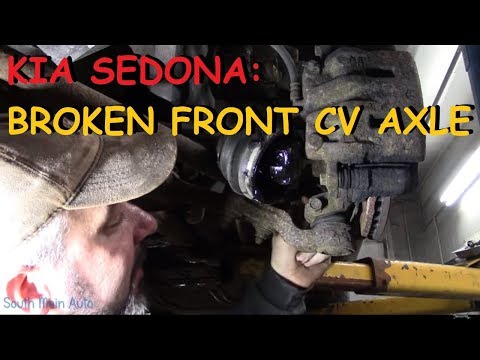 Kia Sedona : Broken front Axle