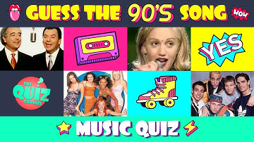 90s Guess the Song Music Quiz (Part 1)