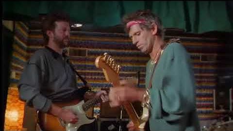 Keith Richards, Chuck Berry and Eric Clapton Guitar Jam 1986