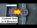 How to Install Amazfit T-Rex Custom Watch Face (Skin)