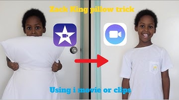 How to make Zach king video’s on ipad or iPhone using imovie or clips