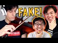 Davie504 FAKES Playing the Violin!?