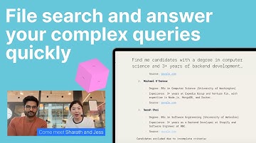 File search to answer complex queries with Reka Research