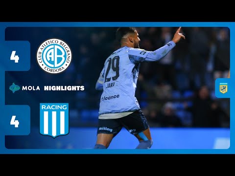 PARTITA FOLLE IN ARGENTINA | BELGRANO vs RACING 4-4 | HIGHLIGHTS | LIGA PROFESIONAL | MOLA TV