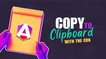 Angular CDK: Copy to clipboard