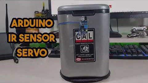 pembuatan tong sampah menggunakan arduino uno & sensor infrared