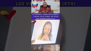 Así se burla Diosdado de María Corina, en el canal  de todos los venezolanos (VTV)