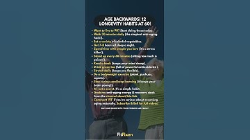 👆 Age Backwards! 10 Longevity Habits That Add Years to Your Life After 50! #FitFixen #shorts