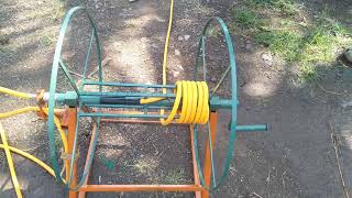 HTP SPRAYER HOSE PIPE WINDER| Hose pipe Reel Stand| Desi Jugaad| HTP Spray Pump| Hose Pipe