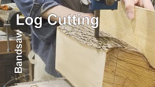 Bandsaw Log Cutting - Making Your Own Lumber and Boards