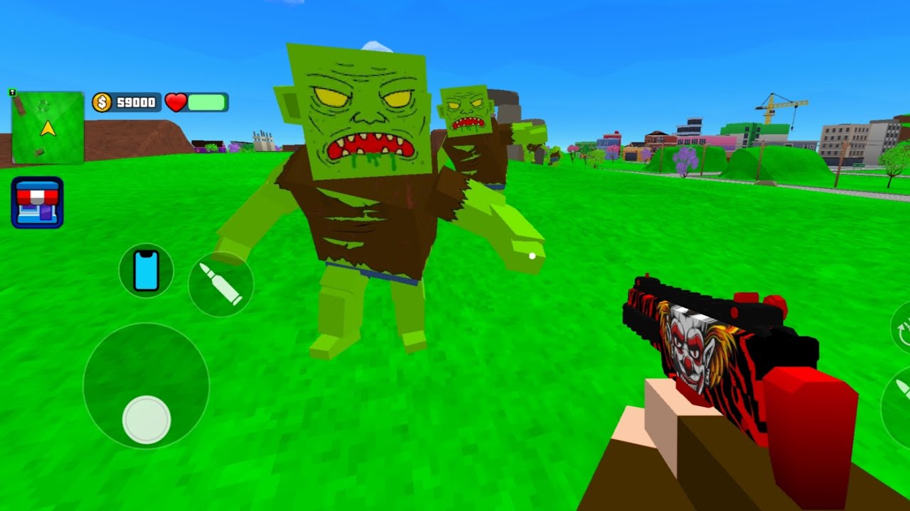 Gangs Wars: Pixel shooter RP - Secret Zombie palace | Meme Card | Gift Box