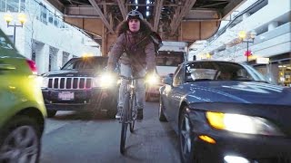 Nico VS Taxi  Bike Messenger Races Taxi Across Chicago