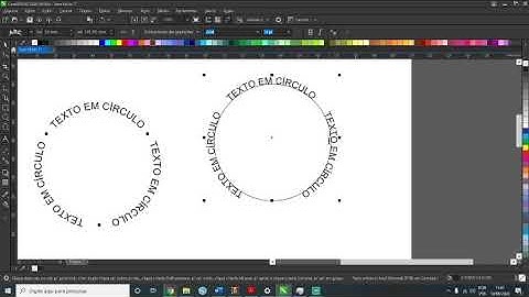 TUTORIAL DE TEXTO EM CÍRCULO - COREL DRAW