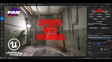 TEX MACHINA: Spawn 100+ Spider Webs in Seconds (Unreal Engine Tool Demo)