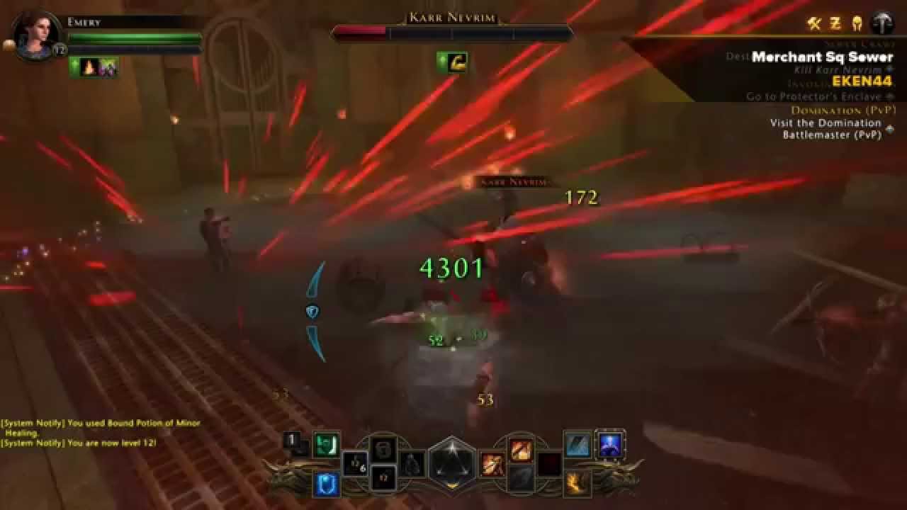 Neverwinter Merchant Sq Sewers 22 Xbox One Gameplay Youtube