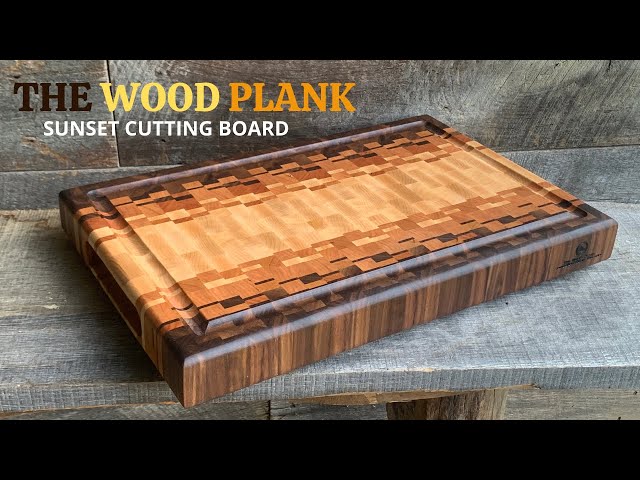 Ombre End Grain Cutting Board  Plus A Hot Wax Treatment 4K 