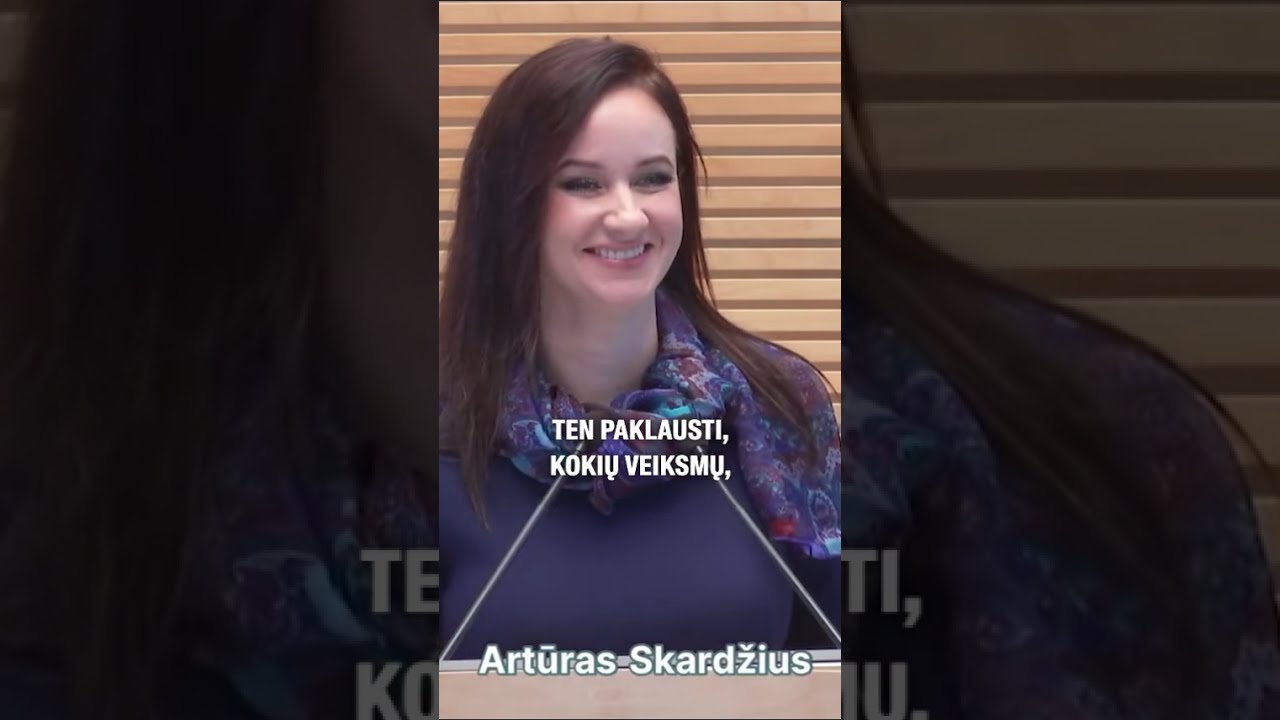 Seimo Pos D Io Metu Art Rui Skard Iui Neleido Pabaigti Klausimo 15min Shorts