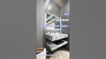 Hotel style double layer floating bathroom vanity, do you like it?#bathroomvanity #sink #paulryan