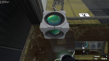 [Least Portals] Portal 2 Co-op Double Lift in 0 portals WR - by empireboy2000 and Dipoursan