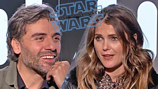 Star Wars 9 Oscar Isaac & Keri Russell talk! (2019) The Rise of Skywalker