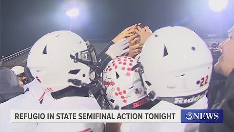 Refugio in State Semifinal action tonight