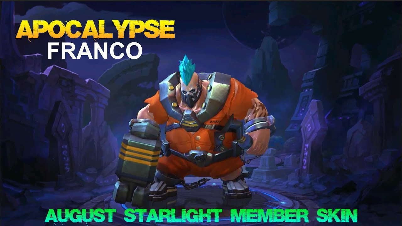 Mobile Legends APOCALYPSE Franco Skin First Look Aug Starlight